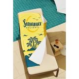 Seadream Tropikal Desenli Plaj Havlusu 70X140 Cm Summer Holiday