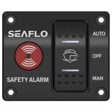 Seaflo Alarm ve Sintine Pompası Kontrol Paneli 12V 20A - Görsel, İşitsel ve Manuel Kontrol Bir Arada