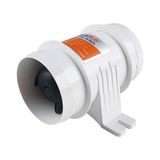Seaflo SFIB1-145-03 12 Volt 75 mm Blower, Tekne ve Yat Kanal Tipi Fan Aspiratör 145CFM - Beyaz