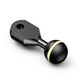 Seafrogs 1 inç Top YS Kafa Klips Kolu 2.75"/7cm cm Alüminyum Alaşım YS Kafa Adaptörü Kol Sualtı Fotoğrafçılık Aydınlatma Sistemi Konektörü Dalış Strobe/Video Işığı (AM-3)