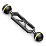 Seafrogs 6"/15.2cm Çift Bilyalı Kol Alüminyum Alaşımlı Hafif Kol 1 "Top Kafa Uzatma Konektörü Sualtı Strobe/Video Işık/Dalış Kamera Tepsisi (AM-16)