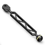 Seafrogs 8,9"/22,64 cm Alüminyum Alaşımlı Sualtı Uzatma Montaj Kolu 1 inç Toptan YS Kafa Adaptörüne Klips Kolu Sualtı Aydınlatma Sistemi Strobe/Video Işık/Dalış Kamera Tepsisi için Konektör Kolu