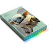 Seagate Starwars The Mandalorian Seagate Gaming Firecuda Grogu Tm Drive 2 Tb Rgb USB 3.2. - Beyaz - Yeşil