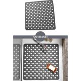 Seahome Kaydırmaz Duşakabin Banyo ve Duş Paspası Kare Bubble 81 Adet Vantuzla Yapışır 54 x 54 - Çok Renkli