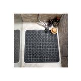 Seahome Kaydırmaz Duşakabin Banyo Ve Duş Paspası Kare Masajlı Vantuzlu Yapışır paspas 54 X 54 Cm ANTRASİT SEA150A