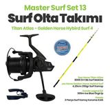 SeaHorse Sea Horse Titan Atlas 8000 8+1 Bb Surf Makine - Golden Horse Hybird Surf 4,20cm 250gr Master Surf Set-13