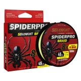 Seaknight Spiderpro örgülü misina, 8 ip, 100 m, düz PE multi filament, sazan olta ipi, UV dayanıklı, tuzlu suya dayanıklı, deniz balıkçılığı için misina, 6,8 – 45,4 kg