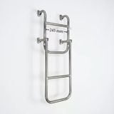 Sealux Katlanabilir Paslanmaz Tekne Merdiveni (2+2 Basamaklı) En: 24.5 cm Boy: 85 cm