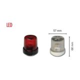 Sealux Marine Seyir Fenerleri Sl 12 Direk Başı 12V Beyaz Demir Beyaz