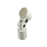 Sealux Tekne Tente Bağlantısı. Orta Mafsal. 25mm Beyaz. Tekne Tentesi
