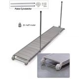 Sealux Tip 1S Alüminyum Pasarella - 206x35 cm - 7,5 kg (Ultra Hafif) - Montaj Ayağı ve Tutamak Dahil