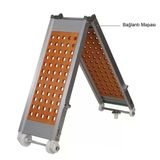 Sealux Tip 2-2K Pasarella Ahşap Basamaklı - 250x35 cm - 15 kg (Katlanır) - Montaj Ayağı ve Tutamak Dahil