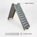 Sealux Tip 3-3K Pasarella Ahşap Basamaklı - 300x40 cm - 23,40 kg (Katlanır) - Montaj Ayağı ve Tutamak Dahil