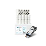 seamarkt 56x16 Termal POS Rulosu 50 Adet (5 Paket), Termal Rulo, 48 GSM, Bitme uyarı şeridi, BPA İçermez