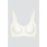 Seamless Bra - Curve | Krem Lazer Kesim Dikişsiz Toparlayıcı Büyük Beden Kadın Sütyen