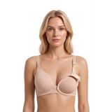 Seamless Bra - Mavelle | Ten Lazer Kesim Klipsli ve Çıtçıtlı Önü Açılabilir Emzirme Sütyeni