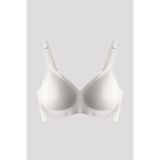 Seamless Bra - Pure | Lazer Kesim Dikişsiz Ayarlanabilir Askılı Balensiz Kadın Sütyen (1, Krem, 85B)