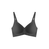 Seamless Bra - Pure | Siyah Lazer Kesim Dikişsiz Ayarlanabilir Askılı Balensiz Kadın Sütyen