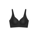 Seamless Bra - Slight | Siyah Lazer Kesim Dikişsiz Dilim Detaylı Balensiz Kadın Sütyen
