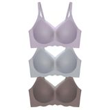 Seamless Bra - Touch | Lazer Kesim Dikişsiz Tül ve Dalga Detaylı Balensiz Kadın Sütyen