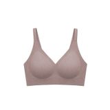 Seamless Bra - Velora | Kahverengi Lazer Kesim Balensiz Rib Dokulu Dikişsiz Kadın Sütyen
