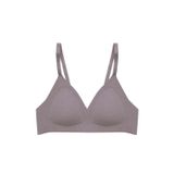Seamless Bra - Velour | Kahverengi Lazer Kesim Balensiz Üçgen Form Dikişsiz Kadın Sütyen
