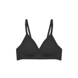Seamless Bra - Velour | Siyah Lazer Kesim Balensiz Üçgen Form Dikişsiz Kadın Sütyen
