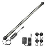 SEAOURA Zamanlayıcılı Led Akvaryum Işığı, Balık Tankı için Dalgıç Akvaryum Işıkları, Otomatik Açma/Kapama ile Balık Tankı Işığı, 3 Aydınlatma Modu, Ayarlanabilir Parlaklık (20-35 inç Ekili Tank için