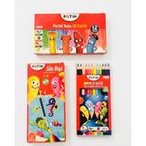 SEAROCK Fatih 12 Renk Boyama Seti 3'lü Paket Sulu Boya Pastel Boya Kuru Boya