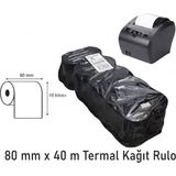 Searock Mopak Termal Adisyon Rulosu 80 mm x 40 mt 20 Adet Fiş Yazar Kasa Yazıcı Kağıdı Pos Rulosu
