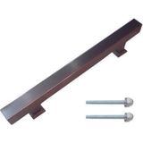 Seas Door Kare Çelik Kapı Kolu 40 cm Gümüş