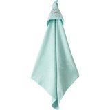 Seasparkle Kapüşonlu Bebek Havlusu – Deniz Yıldızı NAKIŞLI,75X80 Cm, Soft Cotton (Mint) - Yenidoğan - Renkli