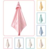 Seasparkle Kapüşonlu Bebek Havlusu – Deniz Yıldızı NAKIŞLI,75X80 Cm, Soft Cotton (Sarı) - Çok Renkli