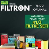Seat Altea 1.4 Tsi Filtron Filtre Bakım Seti 2008-2013 4lü