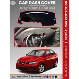 Seat Cordoba (2001-2008) Torpido Örtüsü Ön Göğüs Koruma Torpido Koruma Birebir Uyum Kaymaz