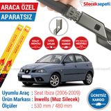 Seat İbiza 2006-2009 Muz Silecek Takımı