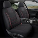 Seat Ibiza Hatchback 2009 Aracınıza Uyum Sağlayan Oto Koltuk Kılıfı Tam Takım - Violet Kırmızı