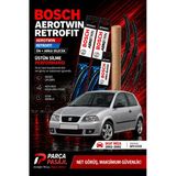 Seat İbiza Ön Arka Silecek (2002-2005) Bosch Aerotwin Retrofit
