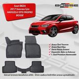 Seat ibiza Paspas Araca Özel 2017 Sonrası BOSSE 3D Havuzlu Oto Paspas - Siyah