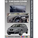 Seat Leon (2005-2012) Torpido Örtüsü Ön Göğüs Halı Torpido Koruma Birebir Uyum Kaymaz Uv Koruma