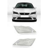 Seat Leon 2013-2017 Uyumlu Halojen Sağ + Sol Far Camı Takım 2 Ad 5F1941008A 5F1941007A