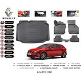Seat Leon 2015 Model 3D Bagaj Havuzu+4d Havuzlu Paspas Seti - Siyah