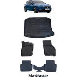 Seat Leon 2022 Model 5d Premium Ekstra Havuzlu Paspas ve Bagaj Havuzu Set - Siyah