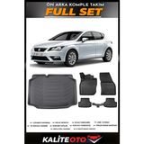 Seat Leon Bagaj Havuzu+4.5d Havuzlu Paspas Seti 2014 Model - Siyah