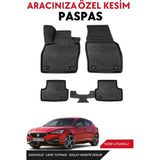Seat Leon E-Hybrid 2024 Model Araca Özel Havuzlu Paspas Takım - Siyah