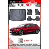 Seat Leon E-Hybrid 2025 Model 4d Bagaj ve Pro Serisi Havuzlu Paspas Takımı - Siyah