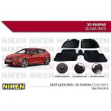 Seat Leon Havuzlu 3d Paspas Niken Siyah 2012-2020 Arası