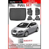 Seat Leon Ince Stepne 2012 Model 4d Bagaj ve Pro Serisi Havuzlu Paspas Takımı - Siyah