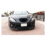 Seat Leon Mk2 Uyumlu Ön Tampon Eki Cupra Lip Mat Siyah Body Kit