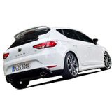 Seat Leon Mk3 - 5f (2013-2016) Style Arka Tampon Eki - Difüzör (plastik)